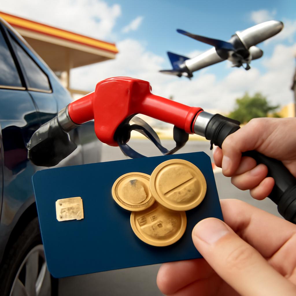 cartão para acumular pontos gasolina