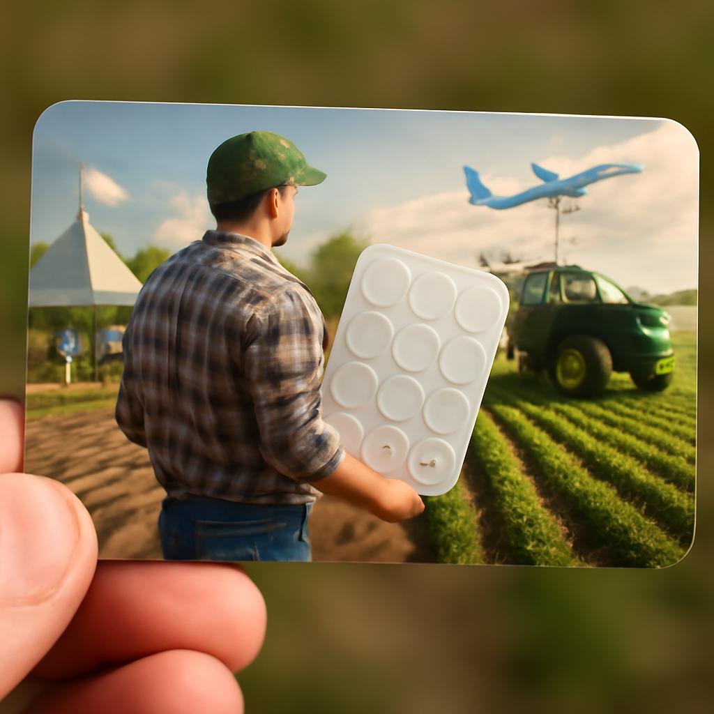 cartão para agrônomos juntar pontos em feiras do setor