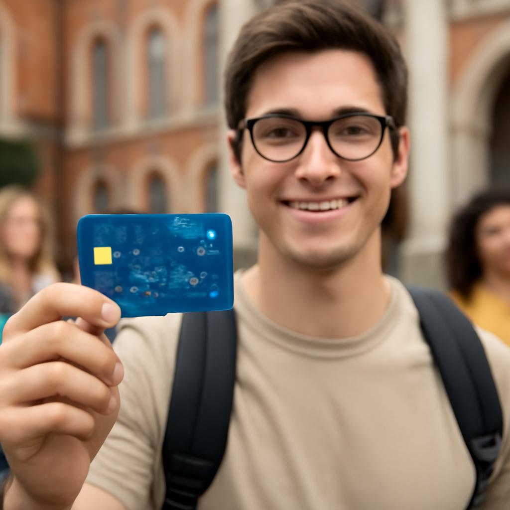 cartão para alunos universitários juntar pontos