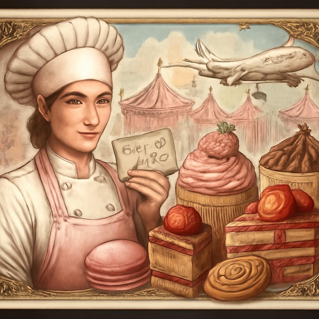 cartão para chefs de confeitaria juntar pontos em festivais de doces