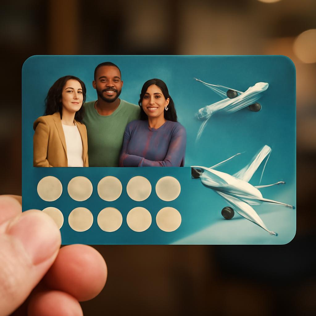 cartão para empreendedores sociais juntar pontos em eventos