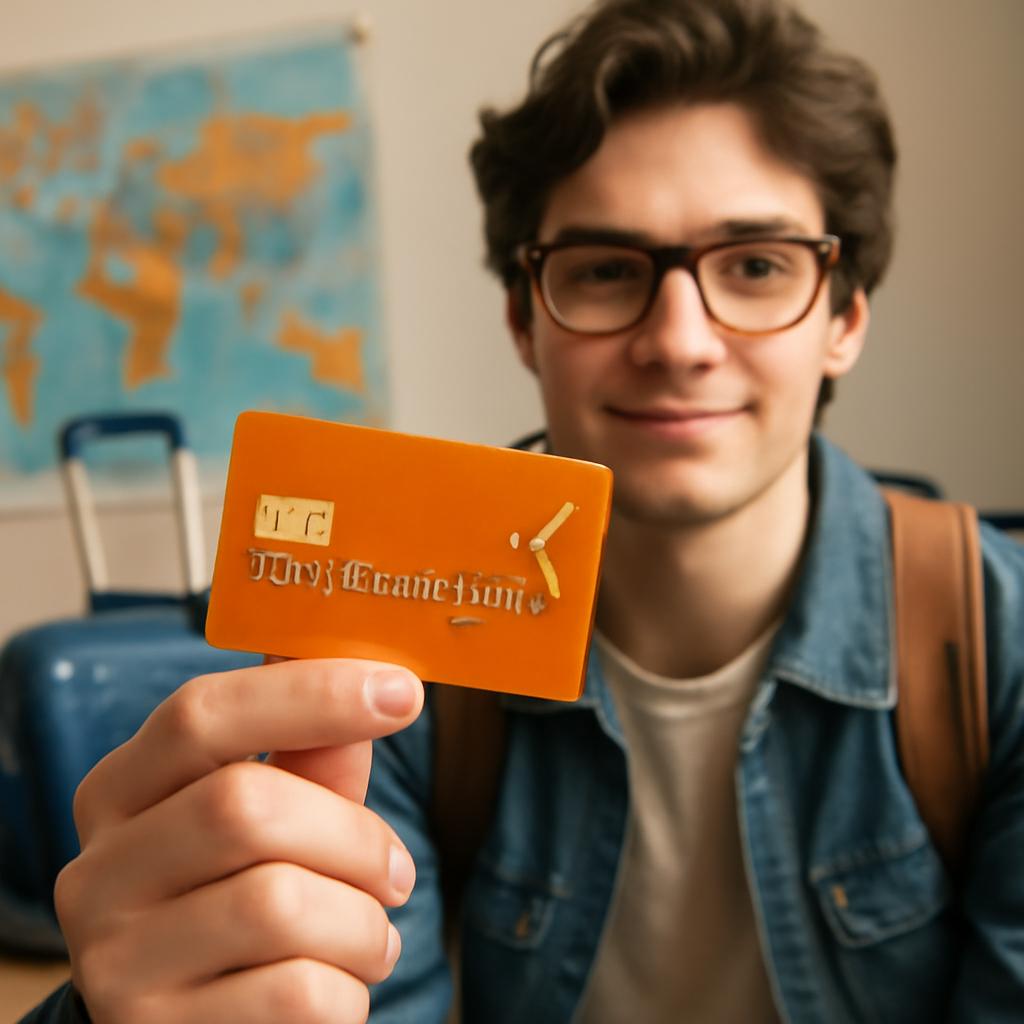 cartão para estudantes acúmulo internacional de pontos