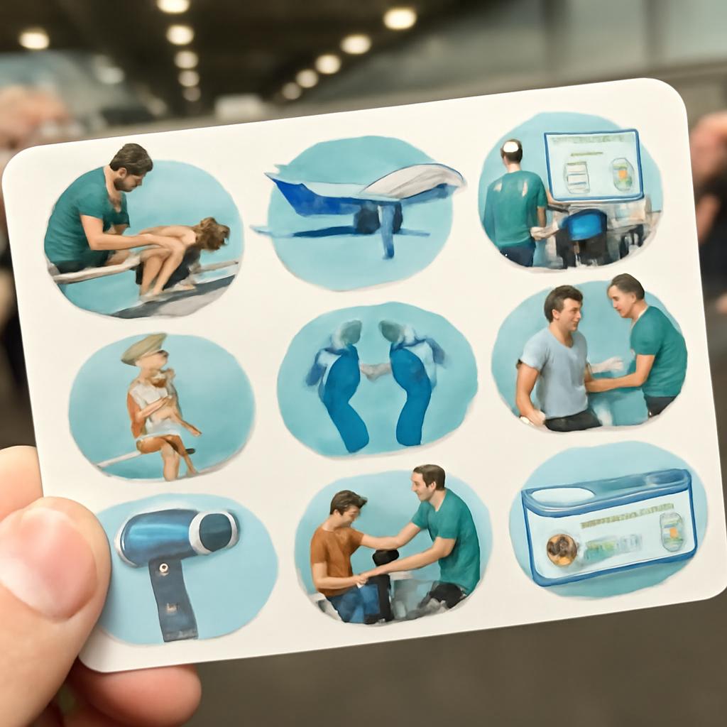 cartão para fisioterapeutas juntar pontos em eventos do setor