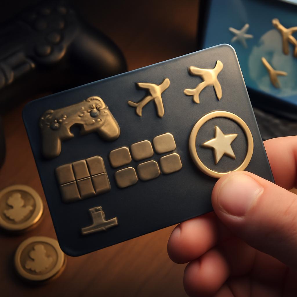 cartão para gamers juntar pontos em produtos digitais