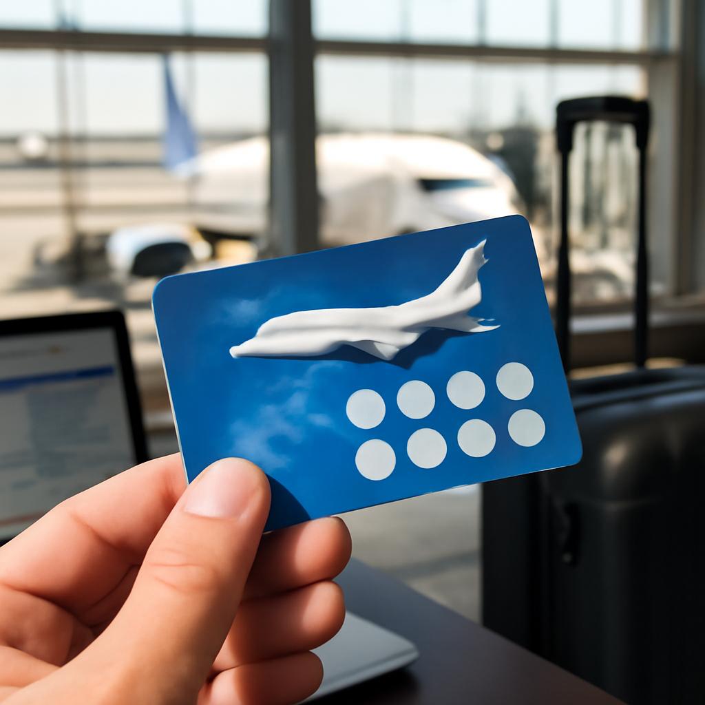 cartão para juntar pontos em viagens a trabalho