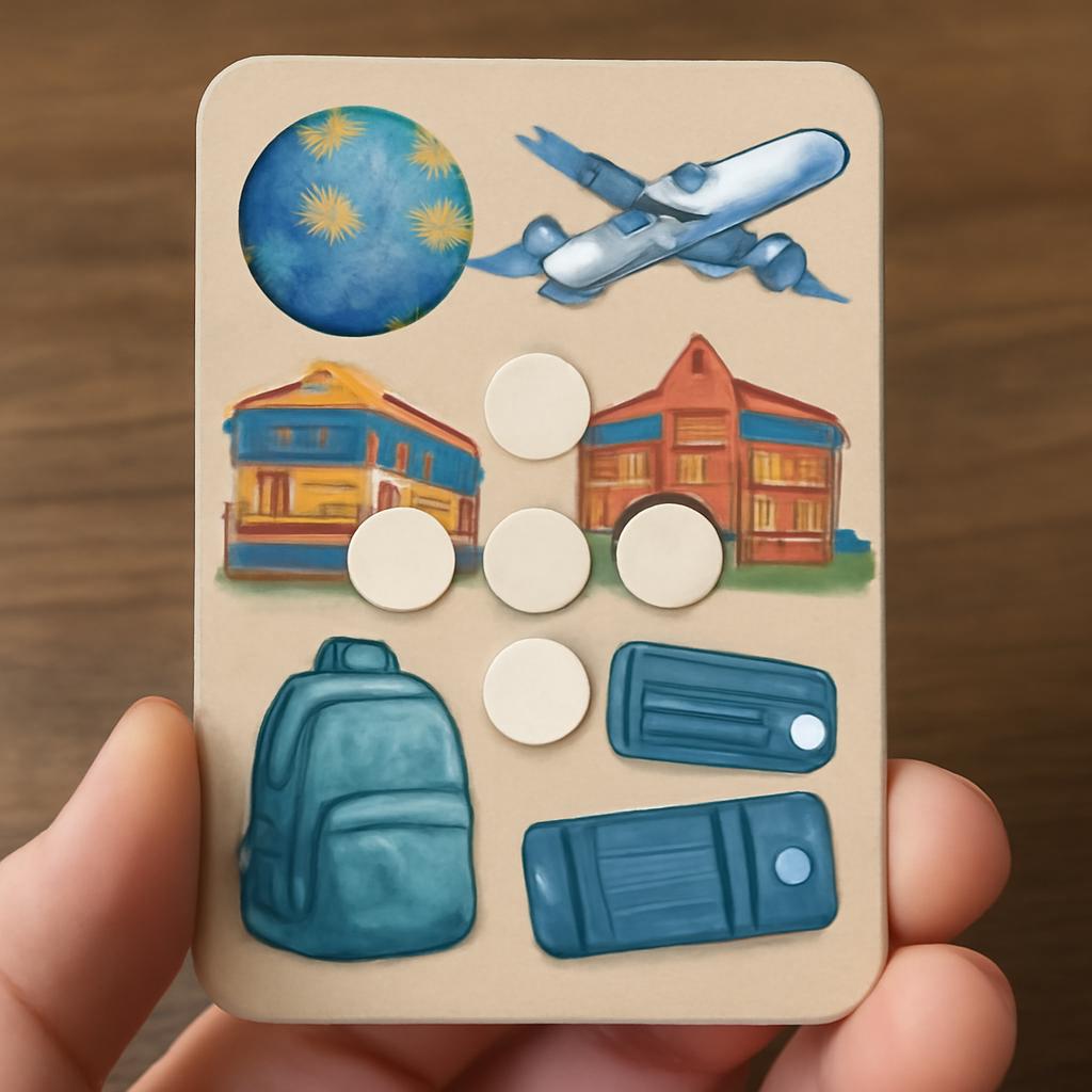 cartão para juntar pontos em viagens escolares