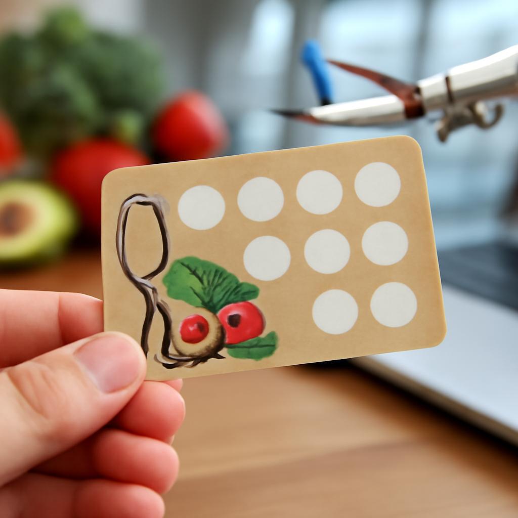 cartão para nutricionistas juntar pontos em cursos e eventos