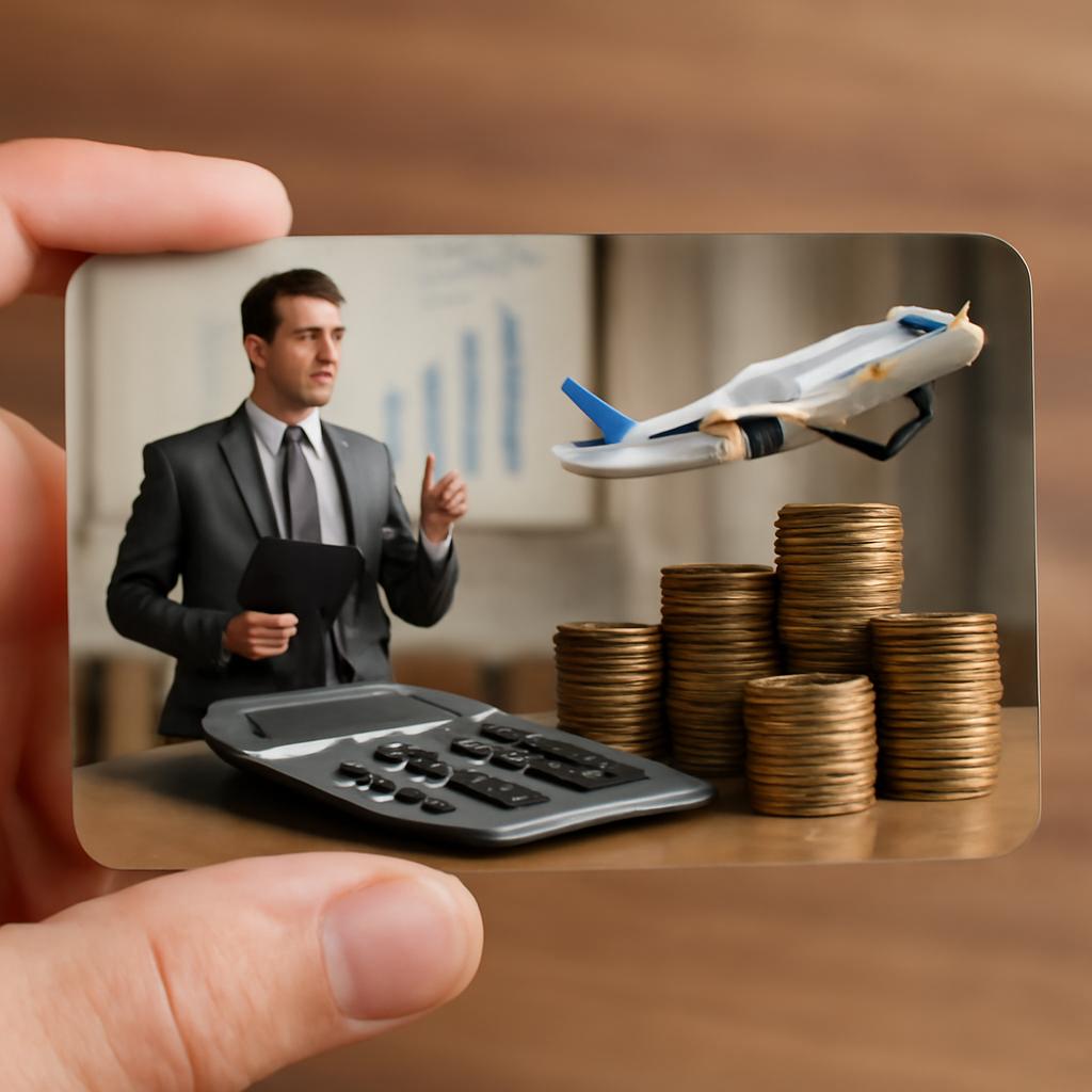 cartão para profissionais de finanças juntar pontos em workshops