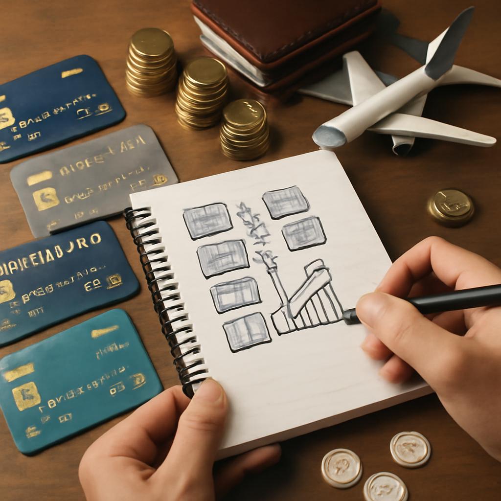 como organizar milhas e pontos em vários cartões