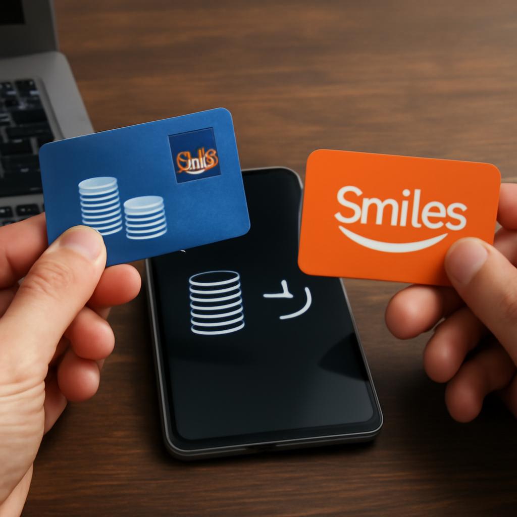 como transmitir pontos do itau para smiles