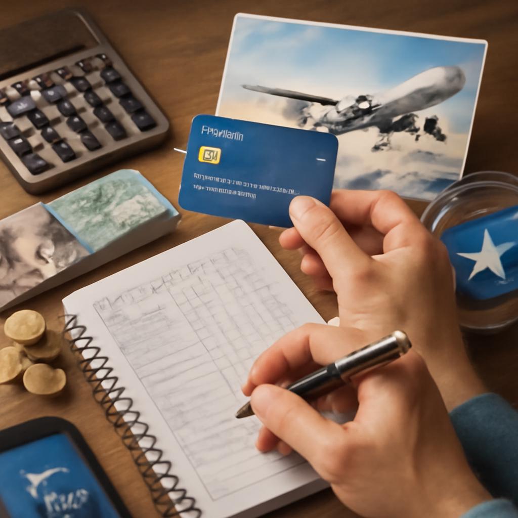 controle financeiro para juntar pontos