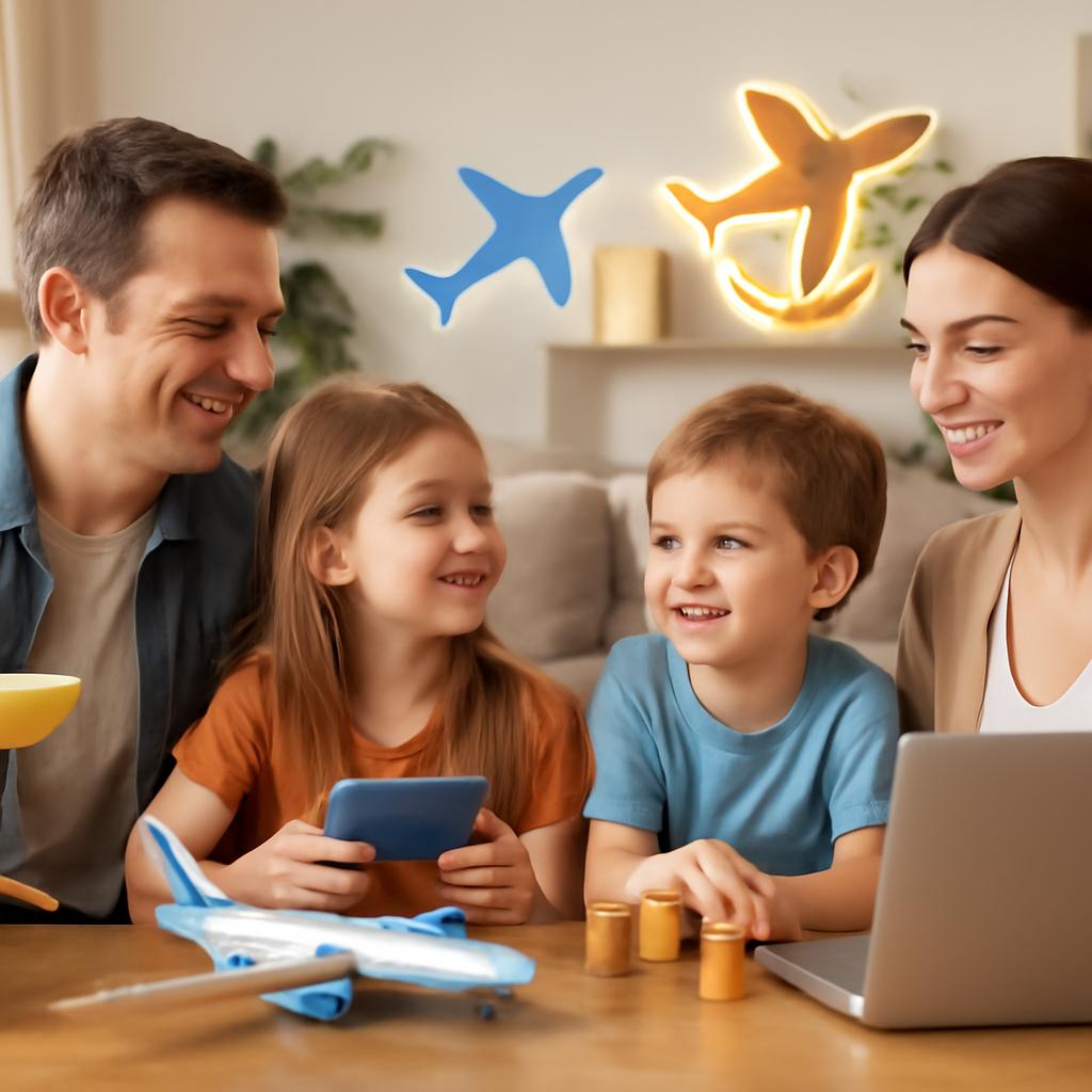 dicas para acúmulo de milhas em família