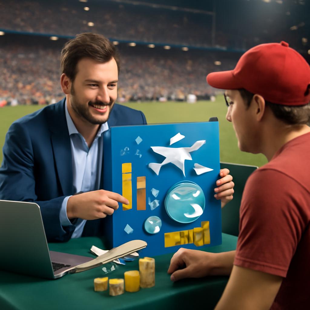 estratégia para vender pontos durante eventos esportivos
