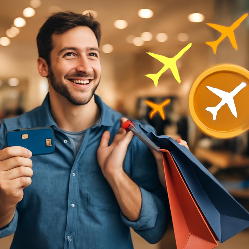 ganhar milhas em compras físicas