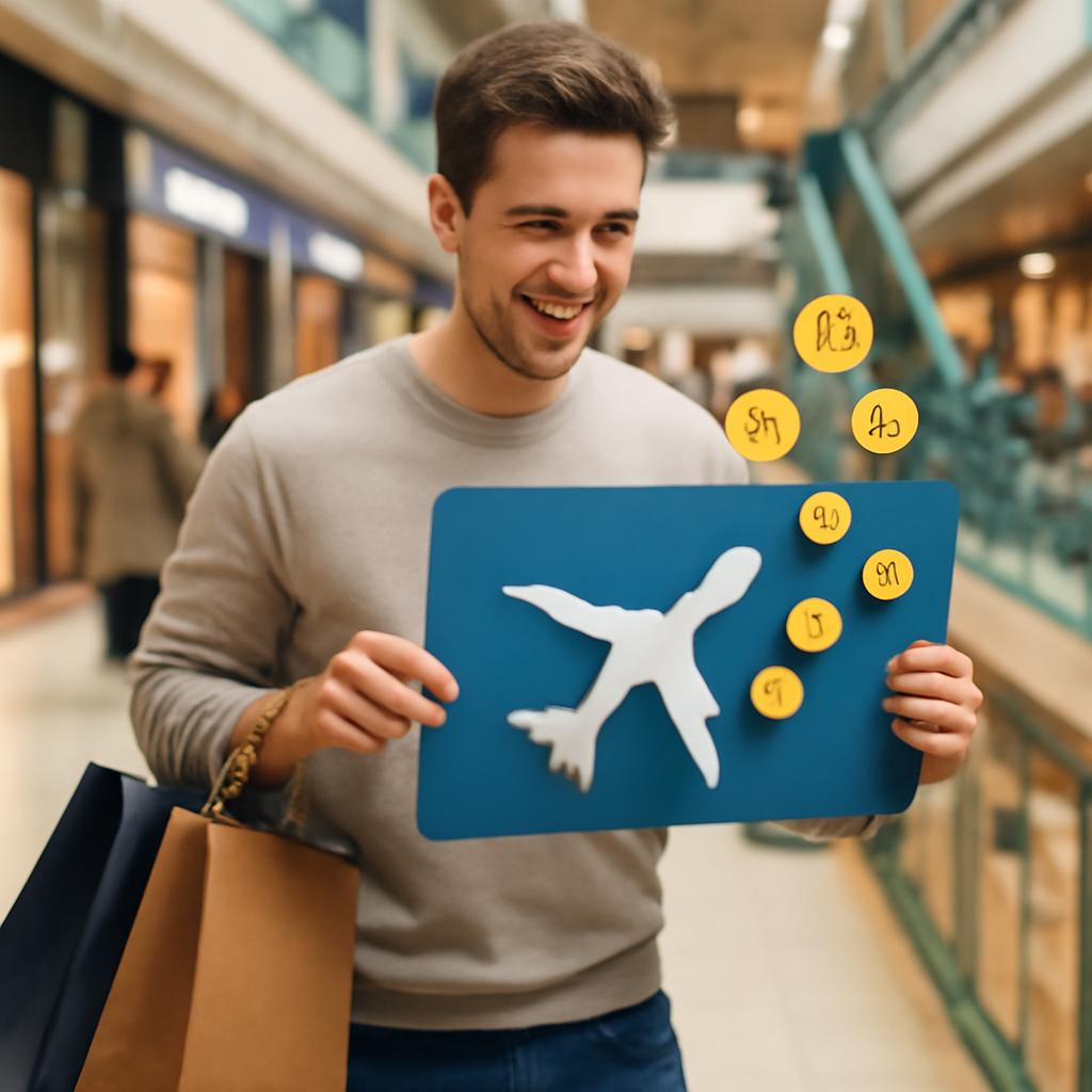 ganhar milhas em shoppings