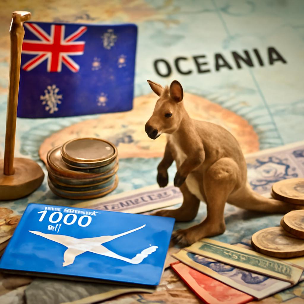 milhas cotação para Oceania