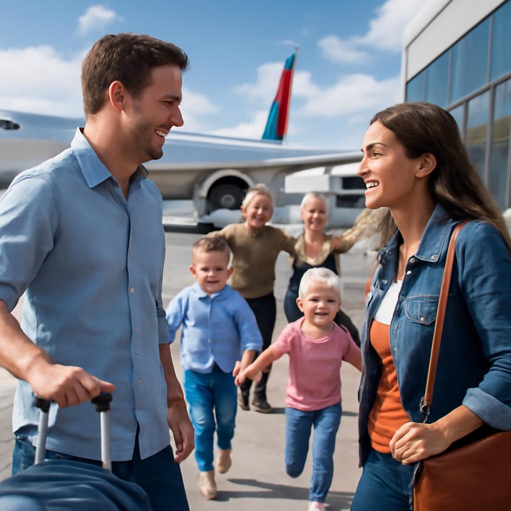 milhas para eventos familiares