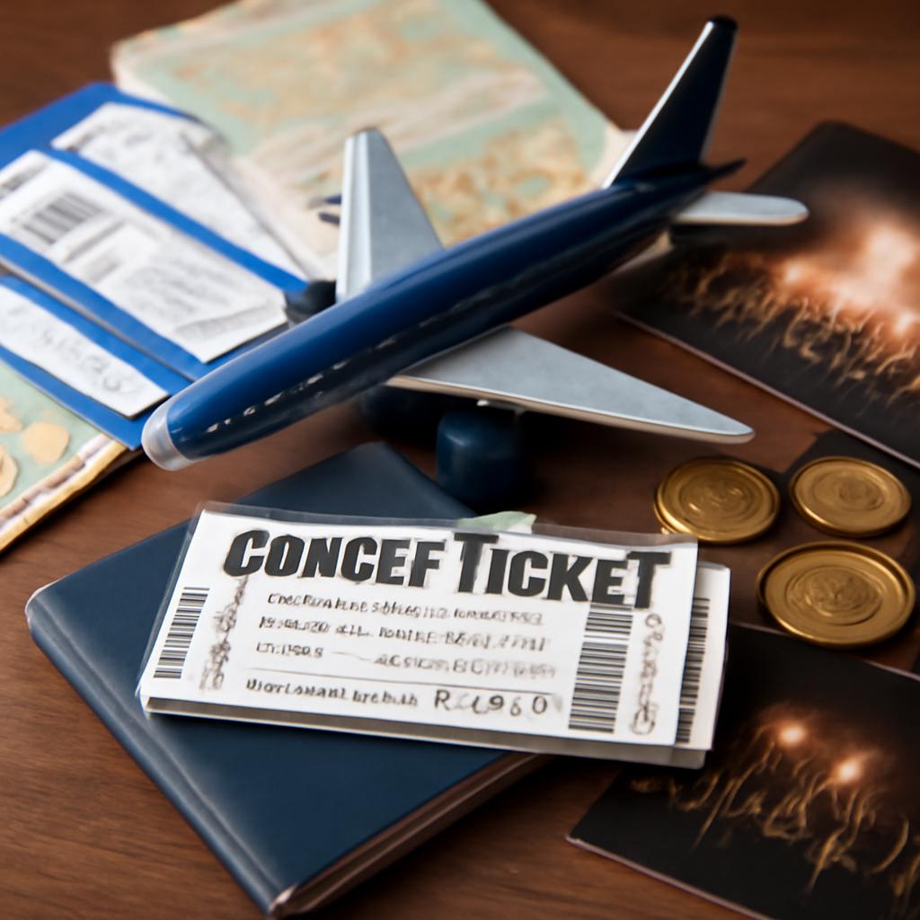 milhas para tickets shows