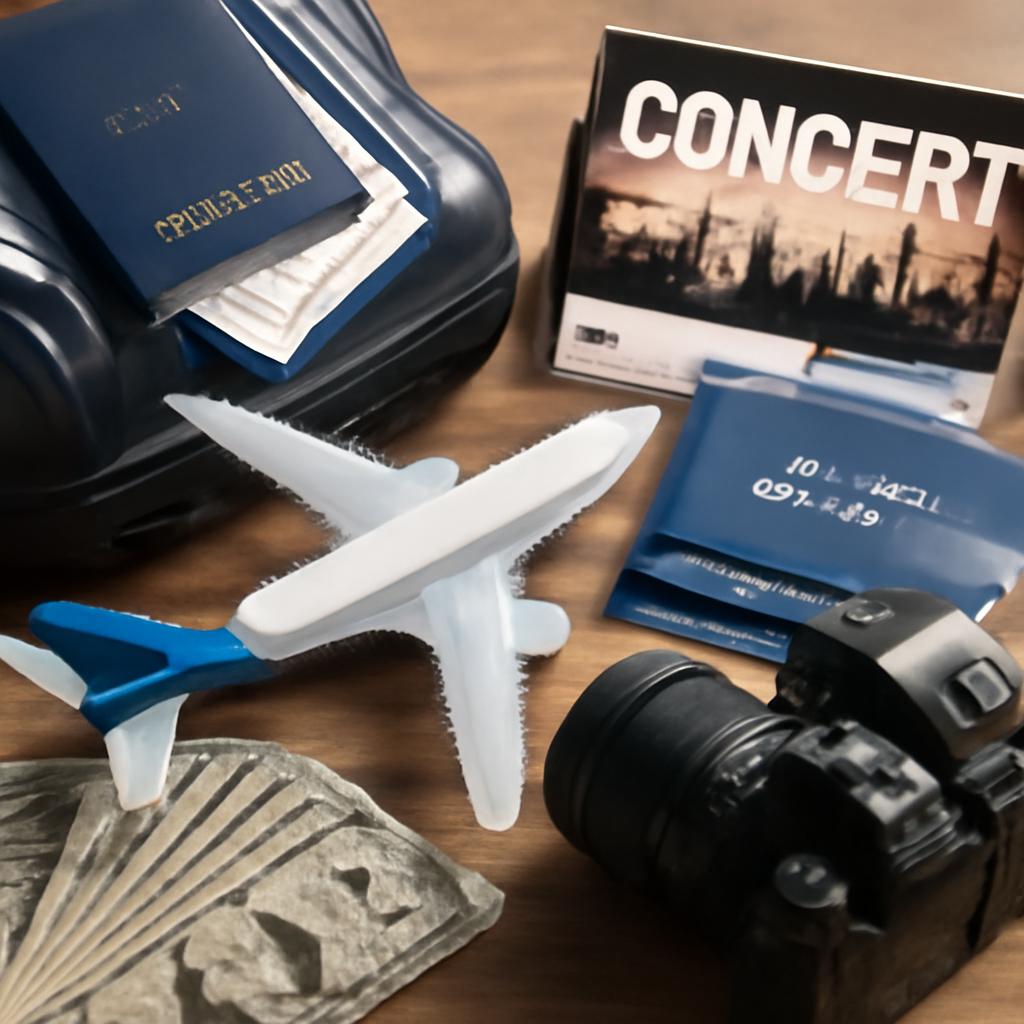 milhas reservas viagens para shows internacionais