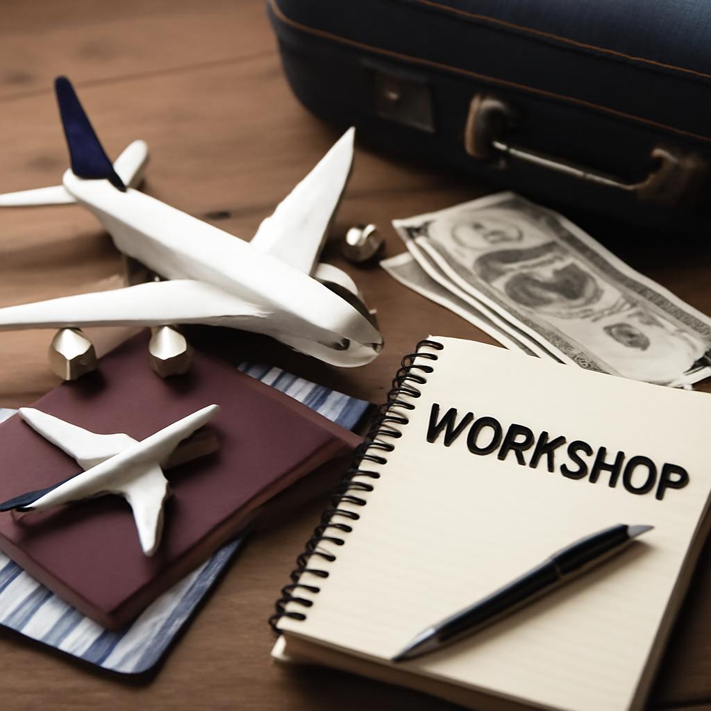 milhas reservas viagens para workshops internacionais