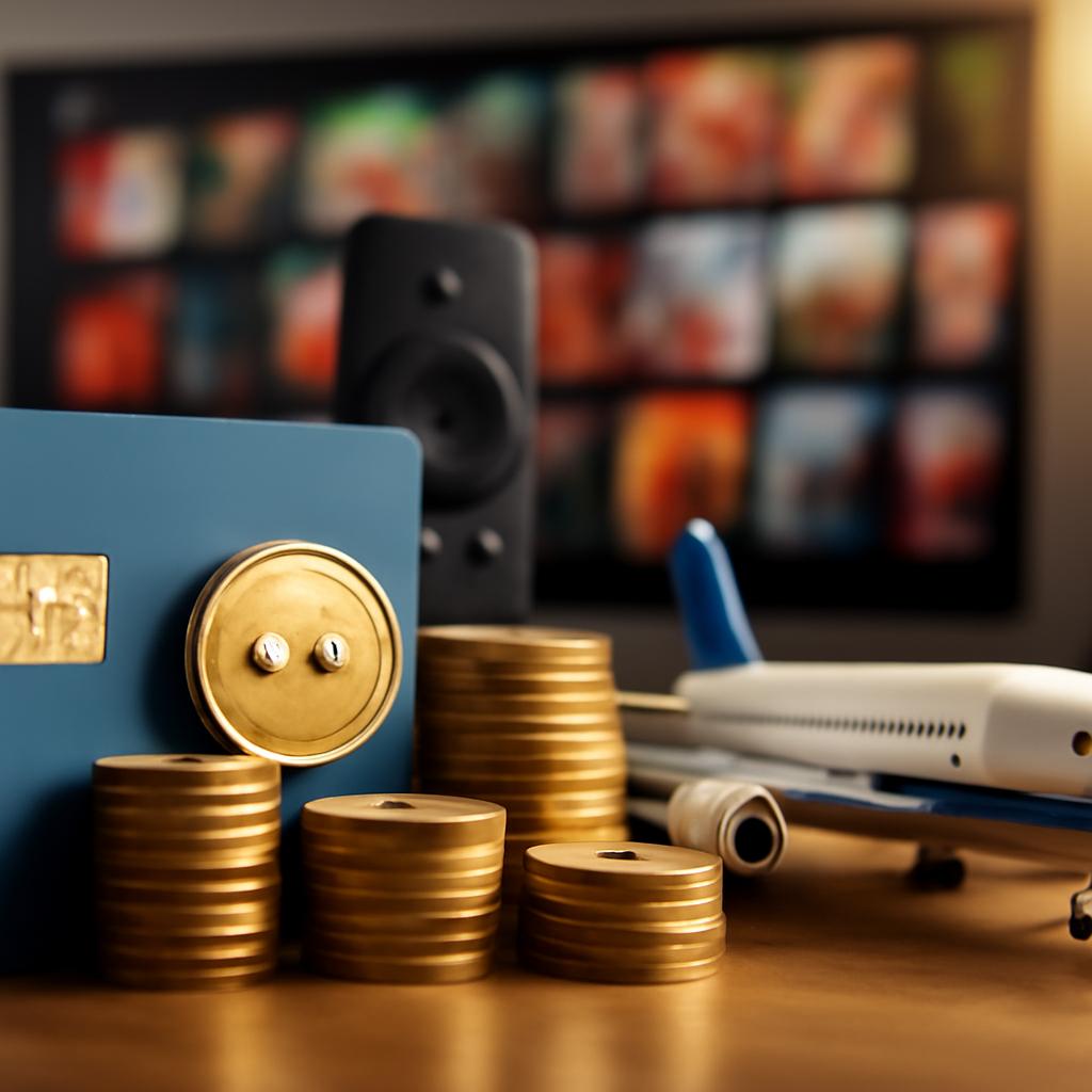 pontos cartão para assinatura de streaming