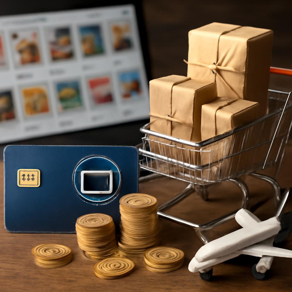 pontos cartão para compras em marketplaces