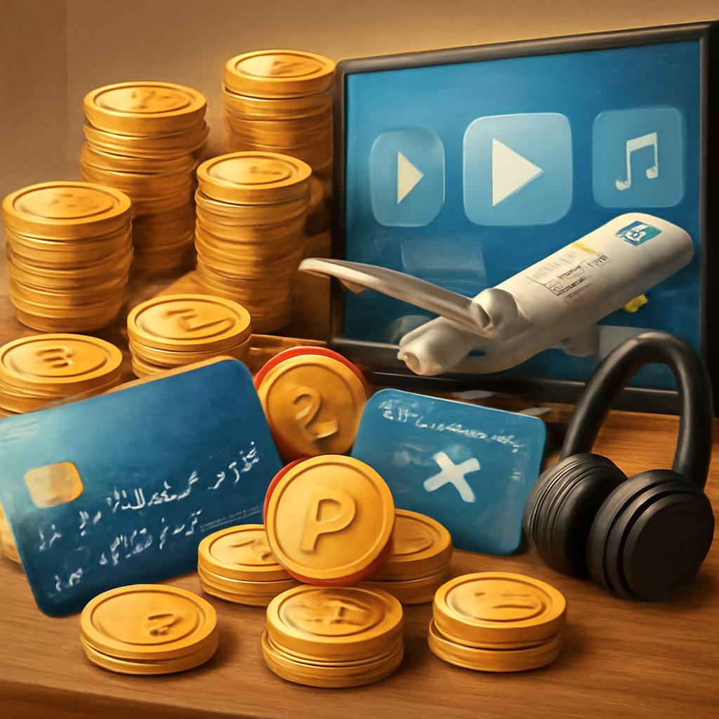 pontos do cartão para assinatura de streaming