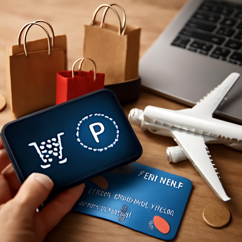 pontos do cartão para compras online