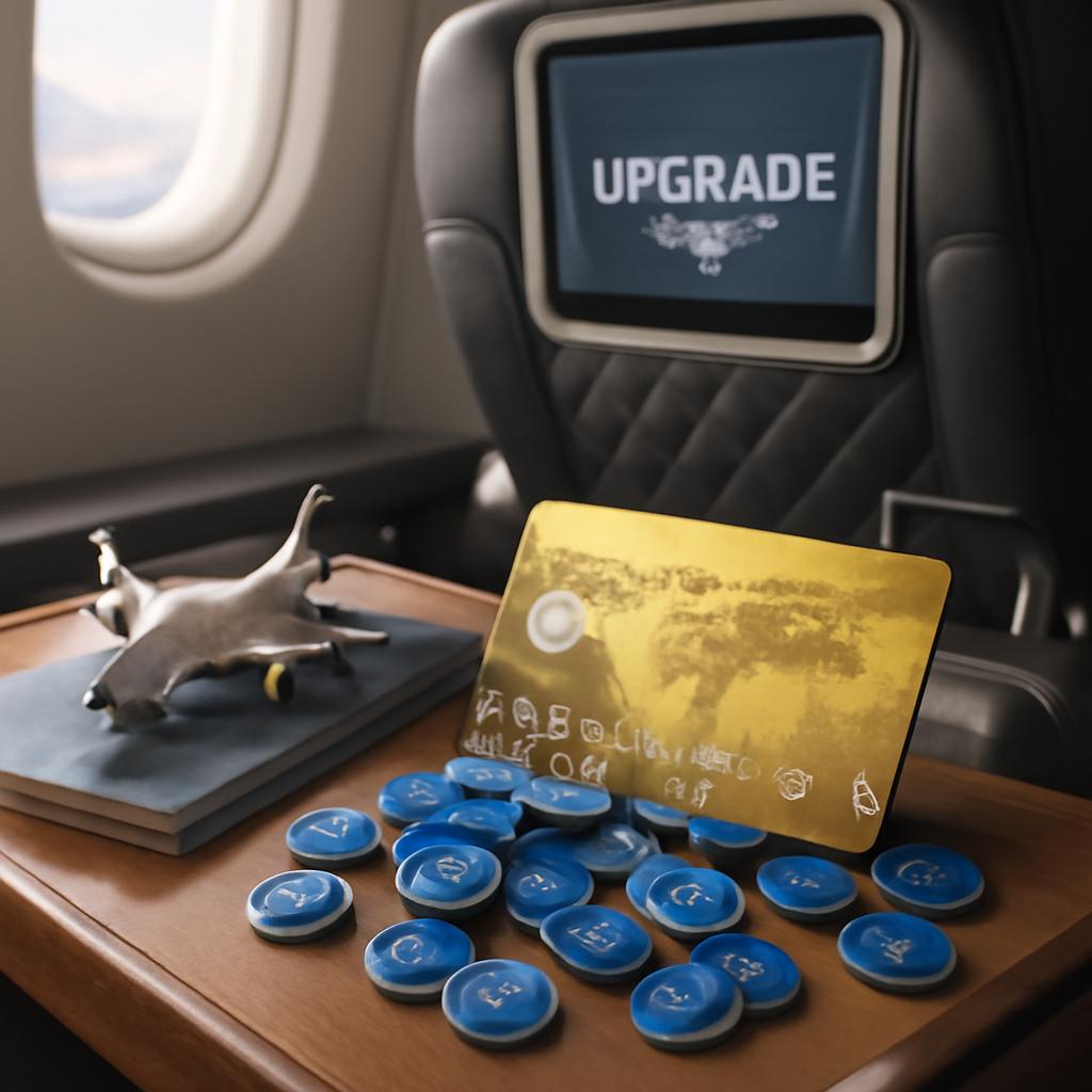 pontos do cartão para upgrades em voos