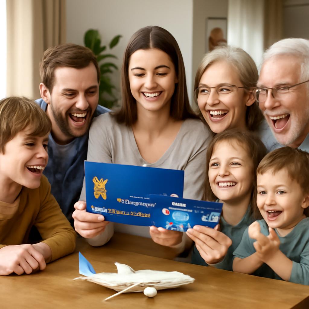 pontuação combinada para famílias grandes