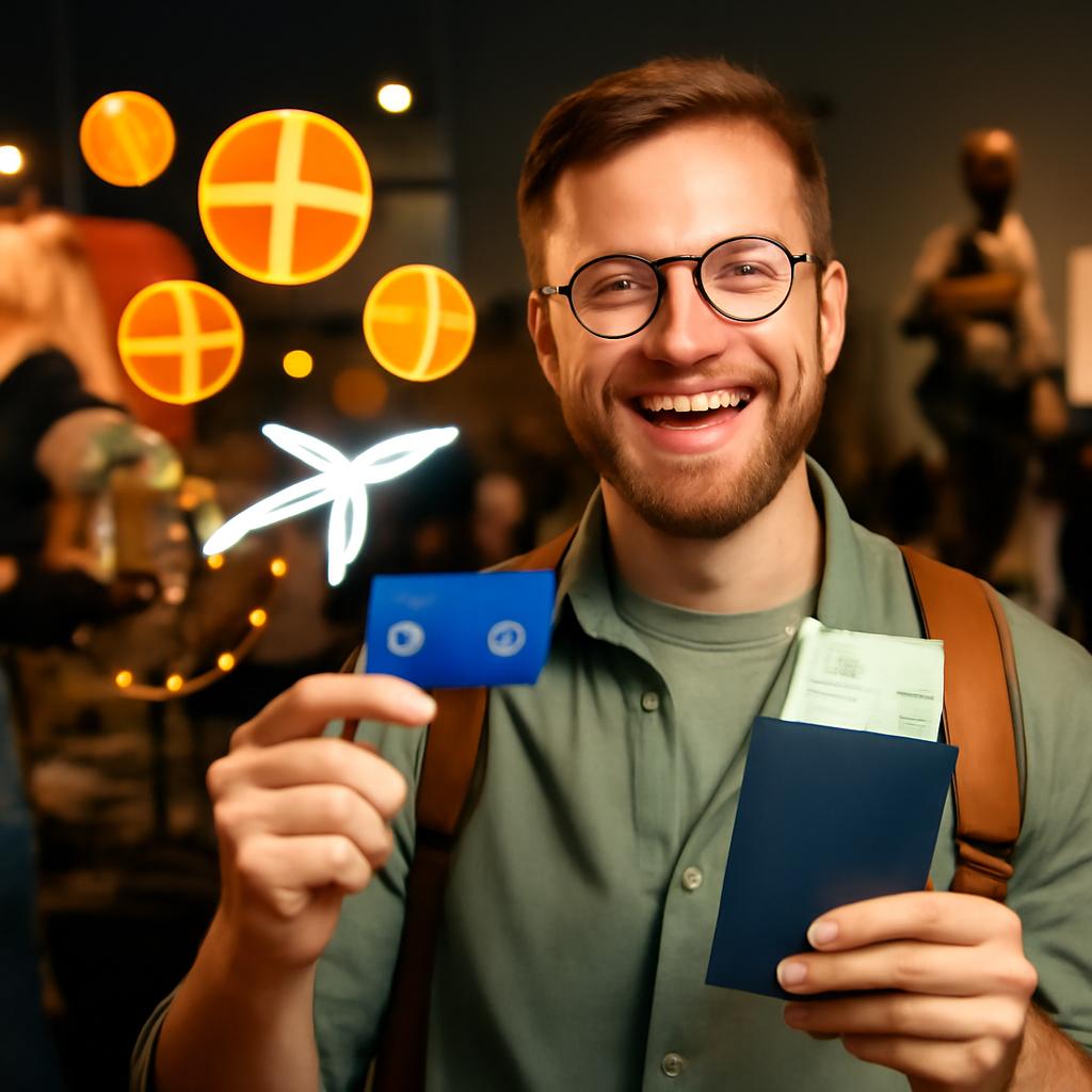 pontuação extra para compras em eventos artísticos