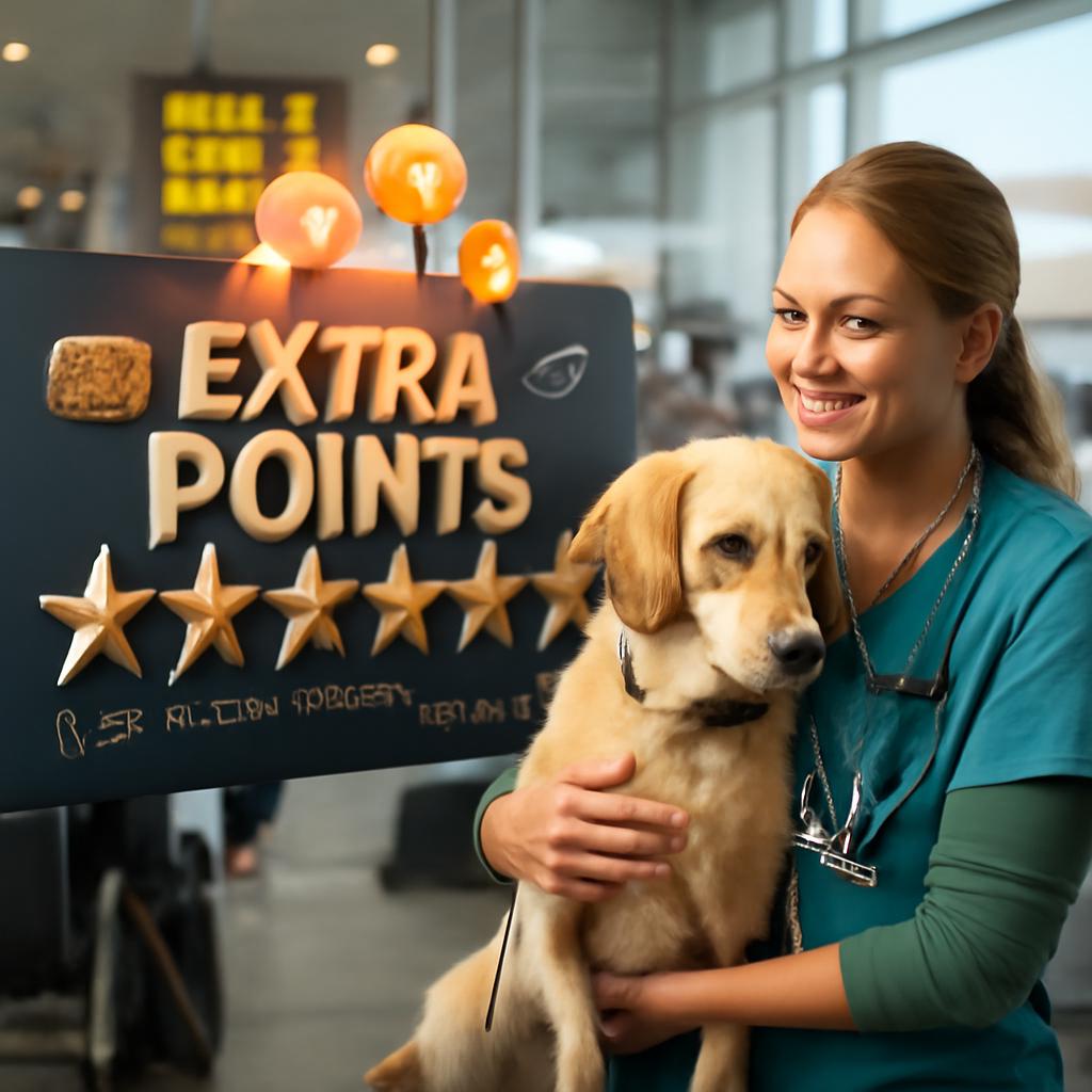 pontuação extra para profissionais de bem-estar animal