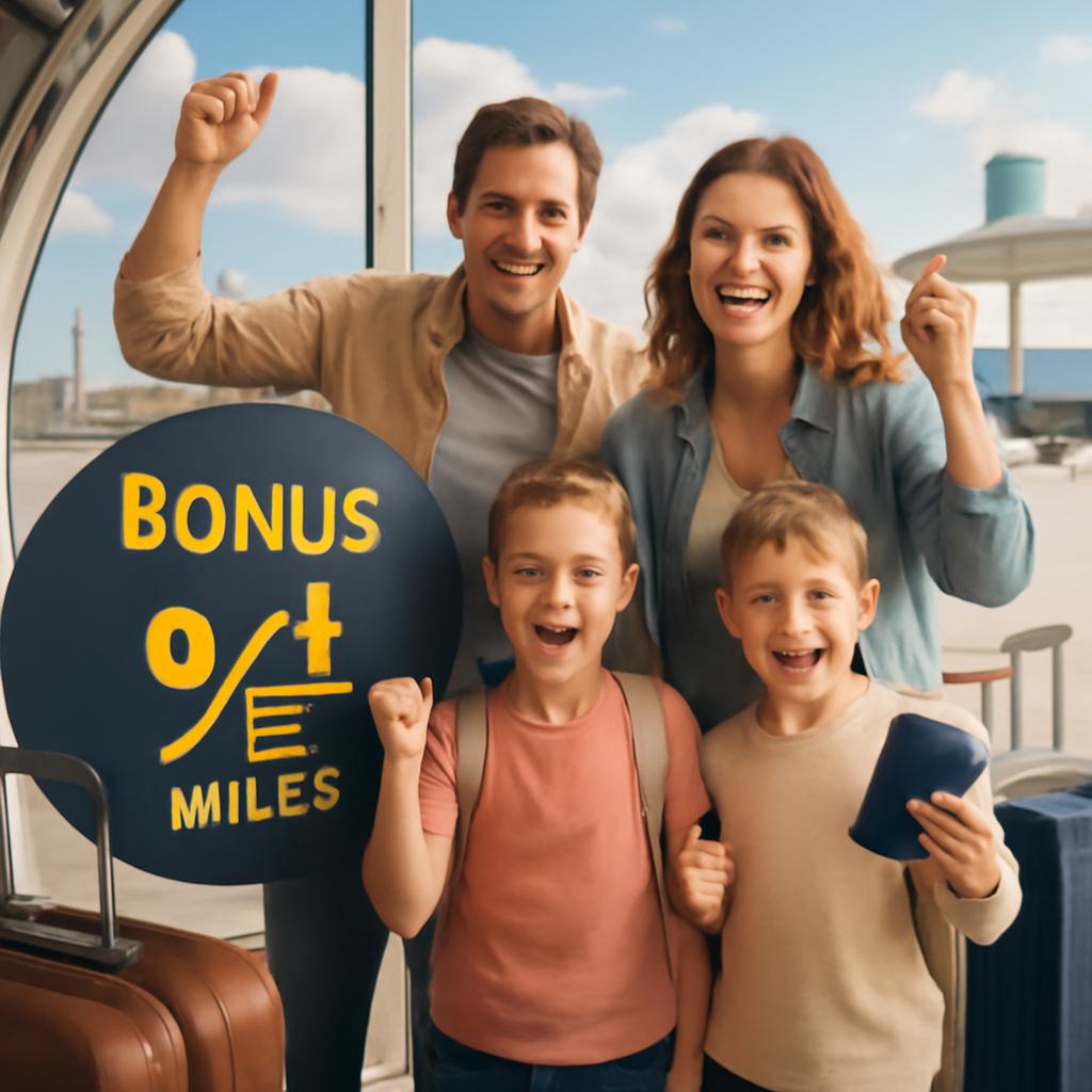 promoção bônus para resgates em viagens em família
