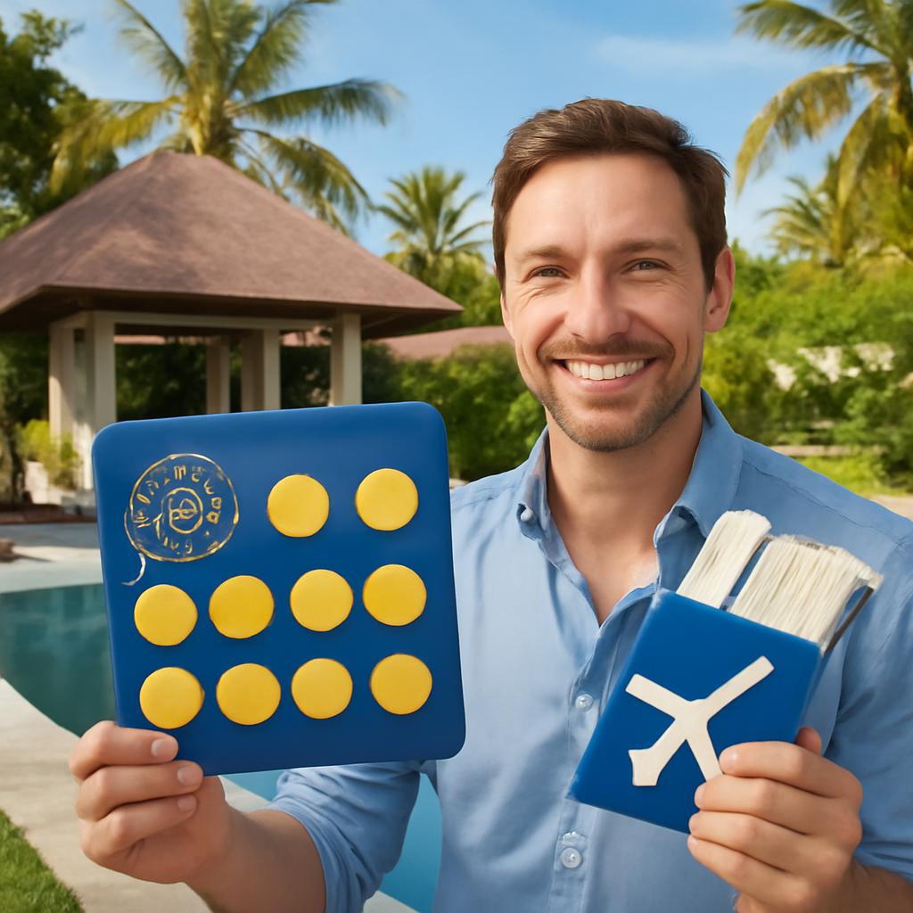 promoção de pontos para reservas em villas e resorts