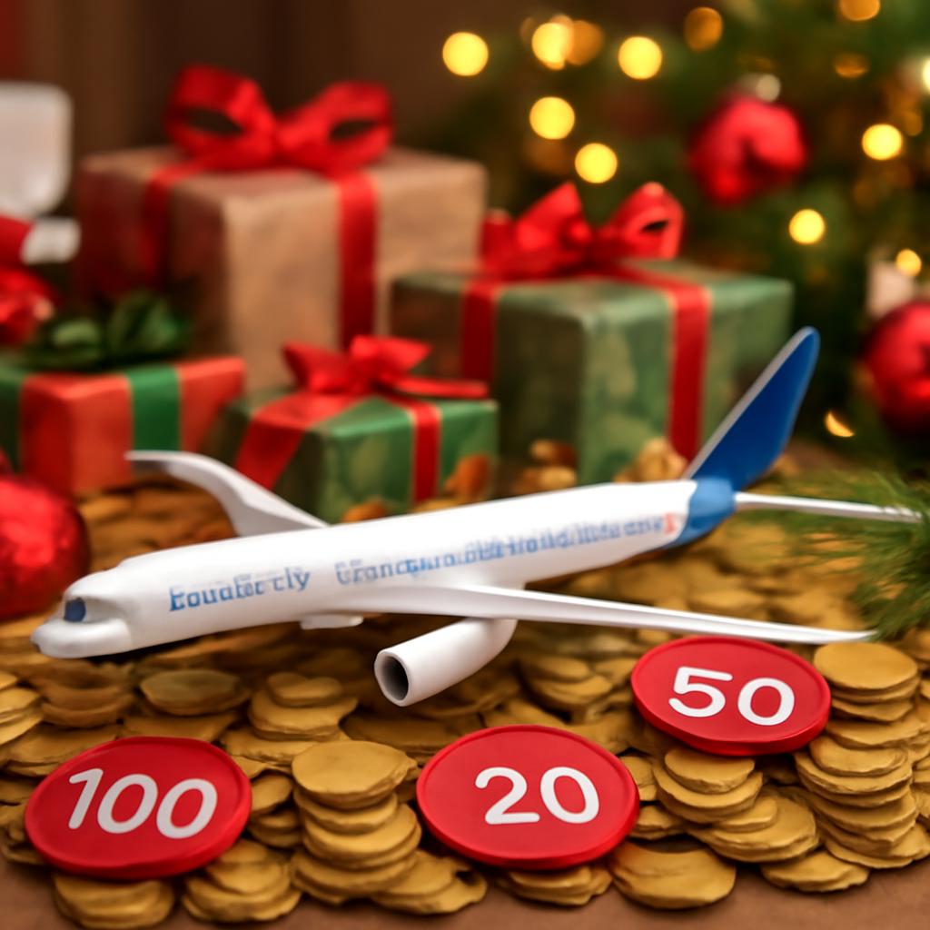 promoção para acúmulo de pontos em compras de Natal