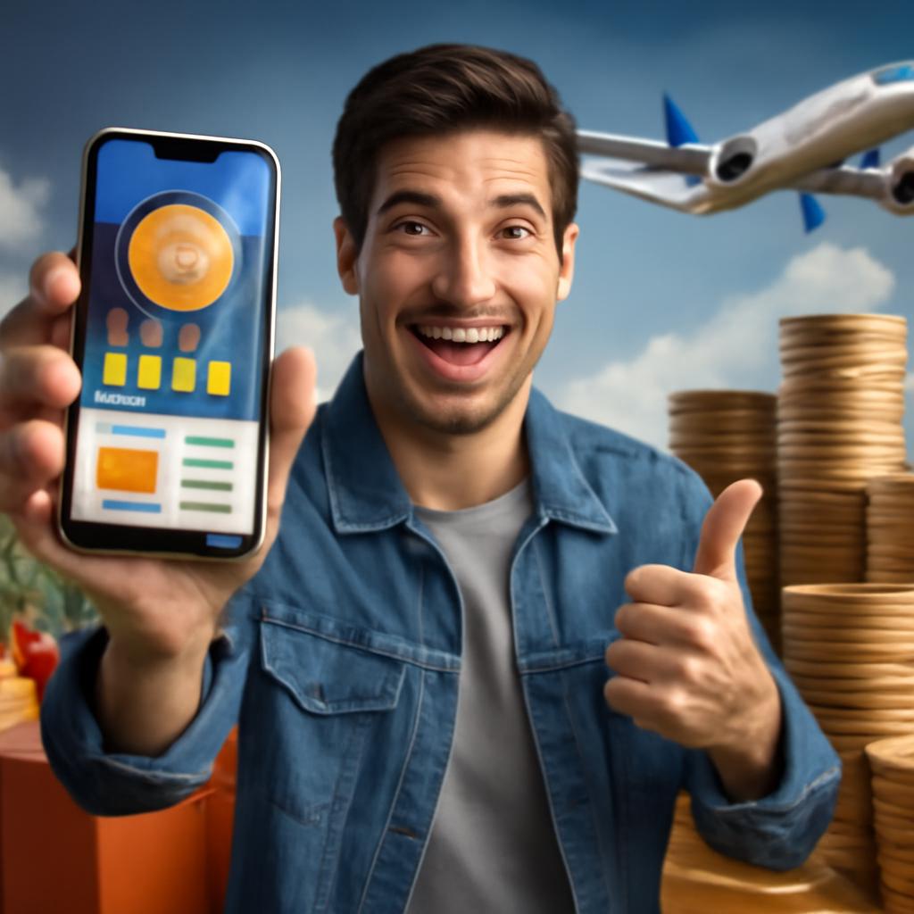 promoção para acúmulo de pontos em compras em aplicativos