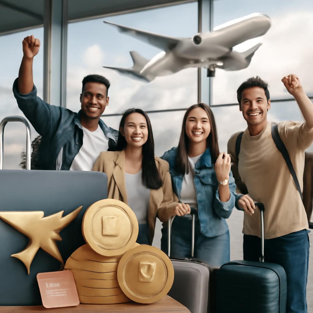 promoção para acúmulo de pontos em viagens em grupo