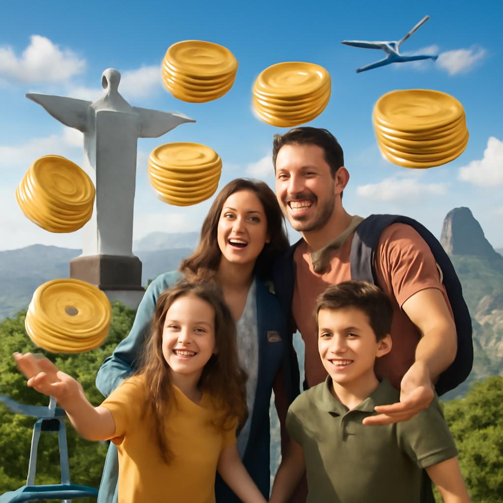 promoção para famílias viajando pelo Brasil juntar pontos