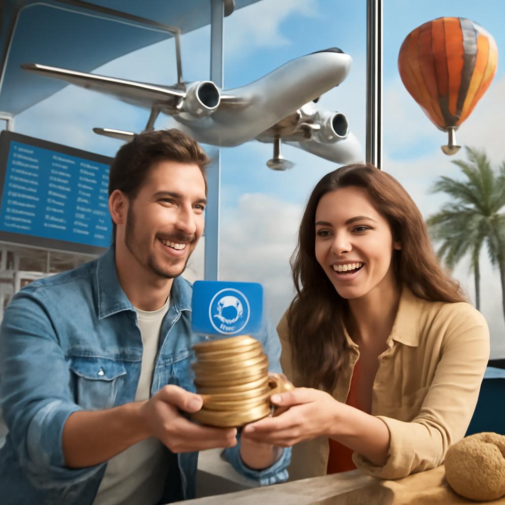 promoção para trocar pontos por experiências de viagem