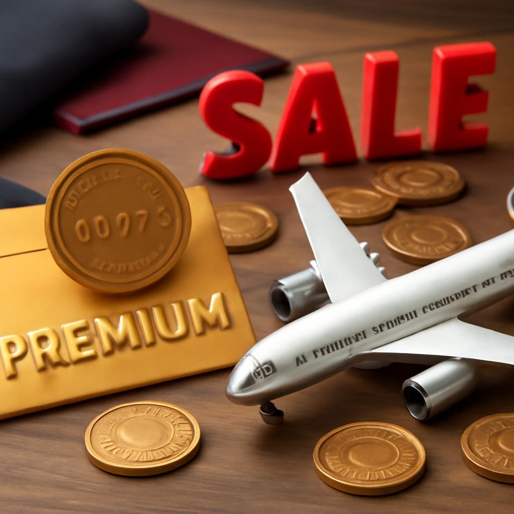 promoção para vendas de pontos de clientes premium