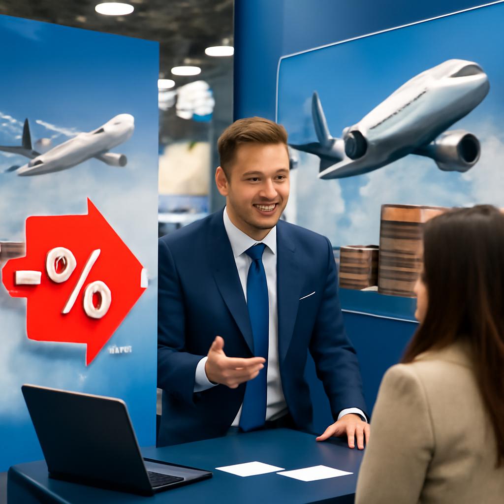 promoção para vendas de pontos em feiras e eventos