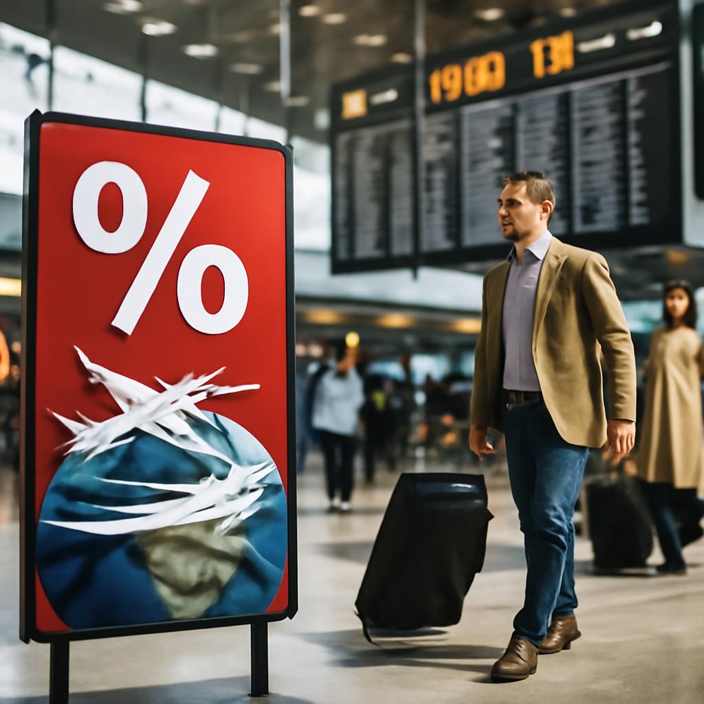 promoção para vendas rápidas em aeroportos internacionais
