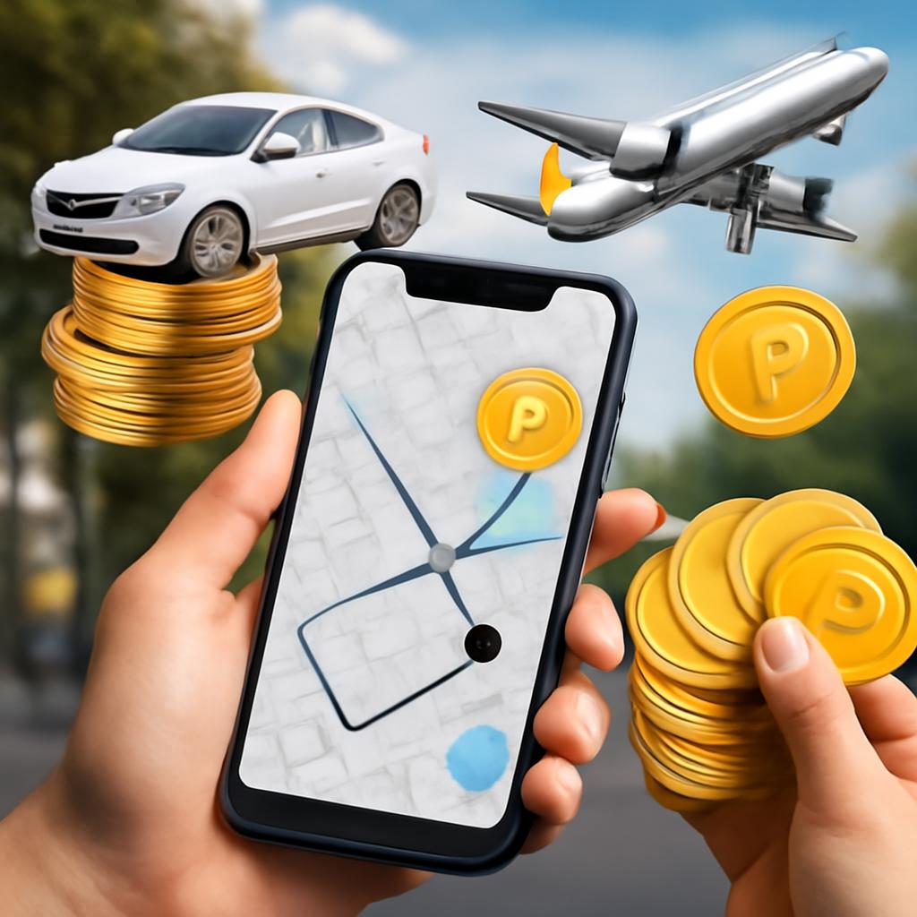 promoção pontos para compras em apps de transporte