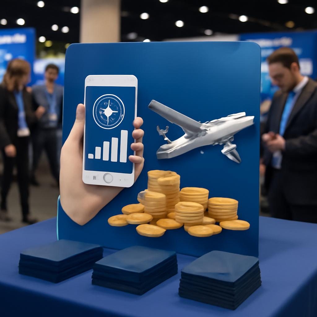 promoção pontos para compras em conferências de tecnologia