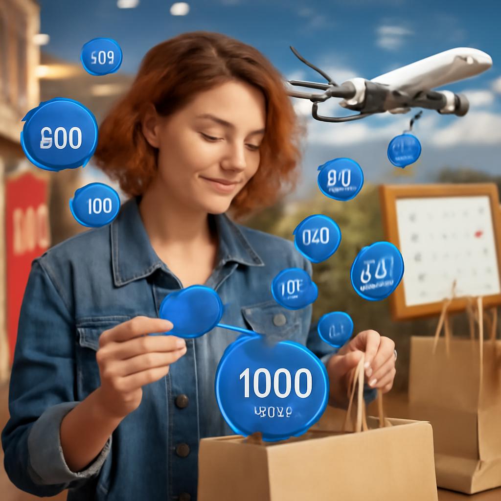 promoção pontos para compras em datas de design