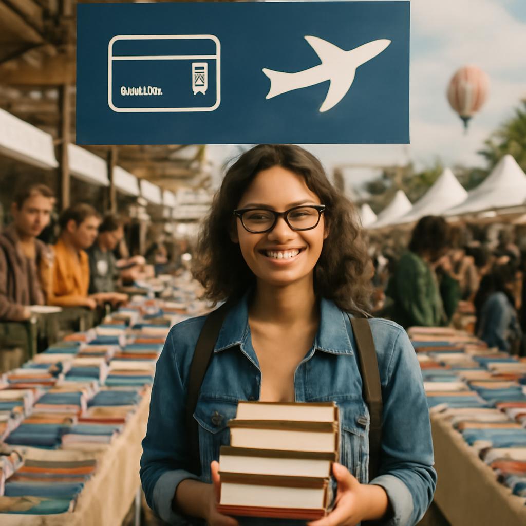 promoção pontos para compras em feiras literárias