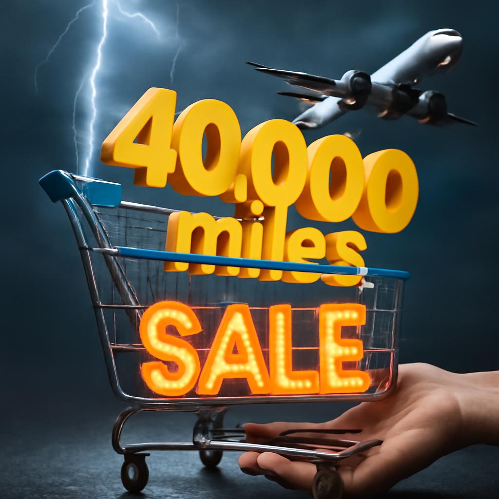 promoção relâmpago para vendas acima de 40 mil pontos