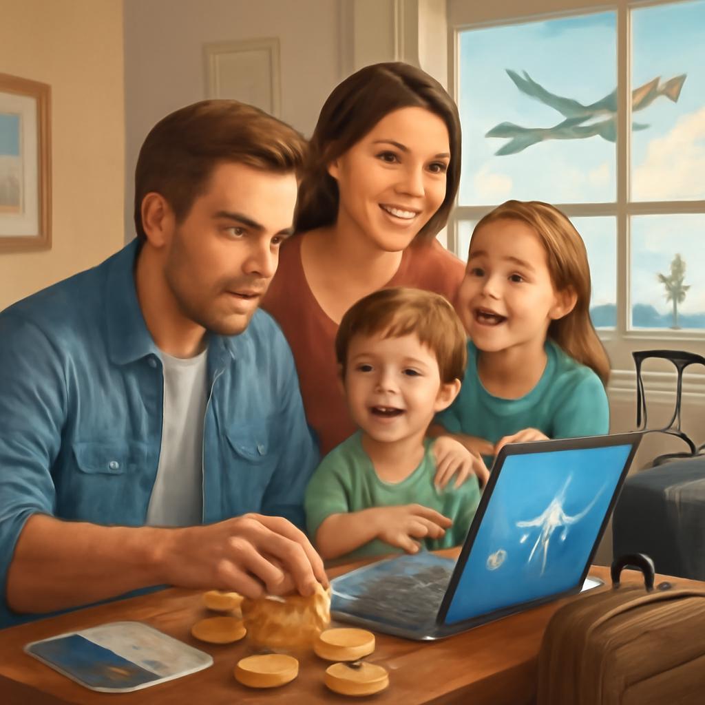 resgate de pontos para viagens em família