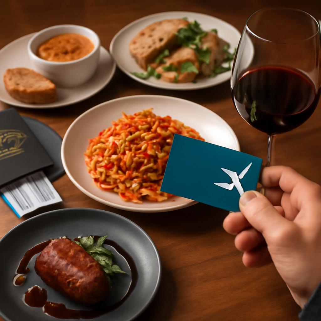 venda de milhas para degustações gastronômicas