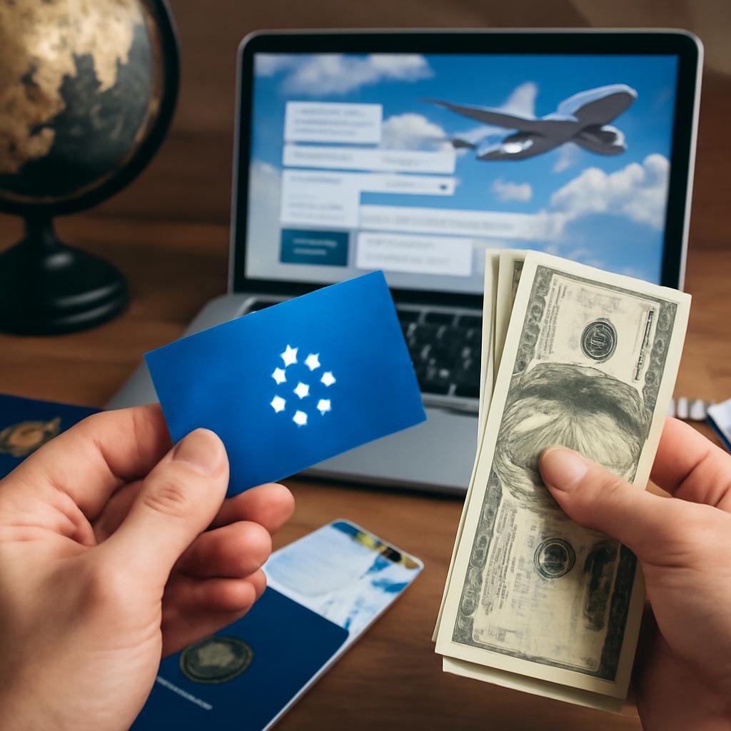 venda de pontos para pagamento de taxas de viagem